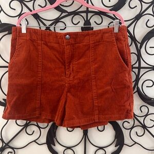 Wild Fable corduroy orange shorts